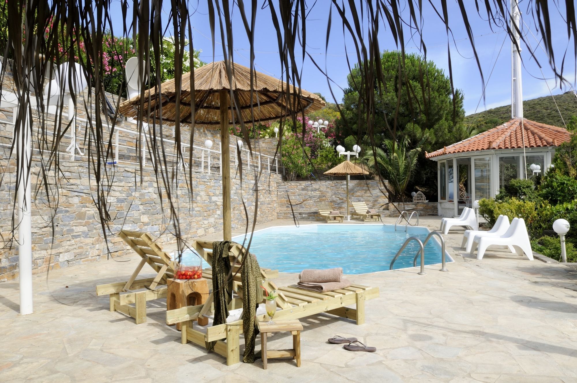 Kymothoi Rooms & Pool Bar Гаврион Экстерьер фото